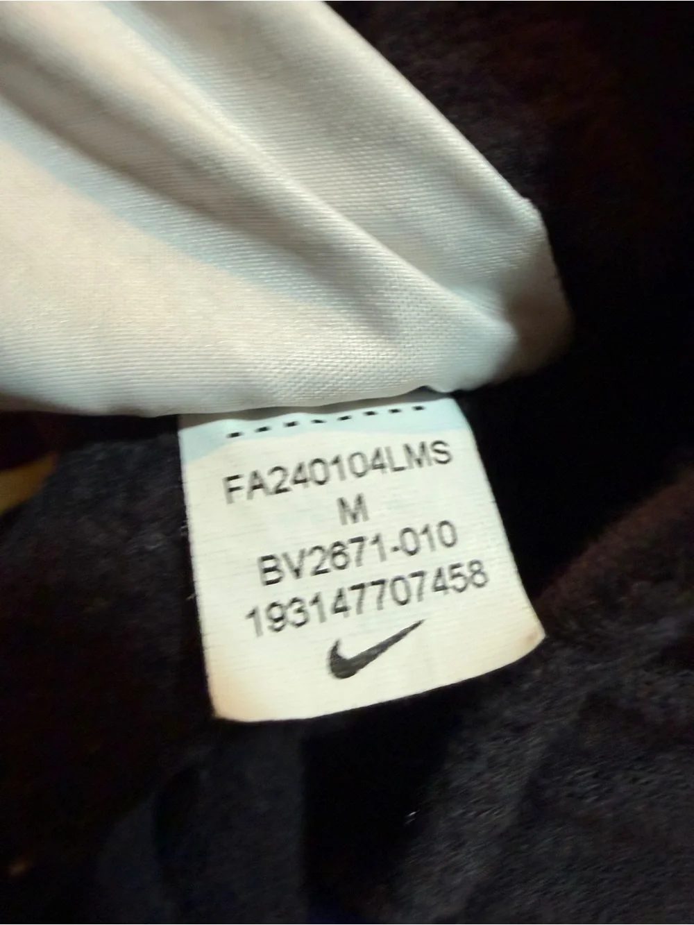 Nike Sweatpants Mens Medium Black Sportswear Club Fleece Joggers BV2671-010
